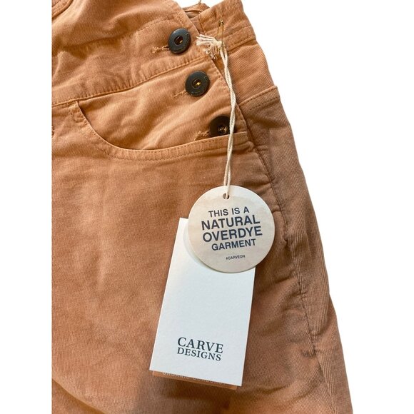 NWT Carve Designs Women's 6 Jason Overall Short Washed Pink Organic MSRP$115 - Picture 12 of 17